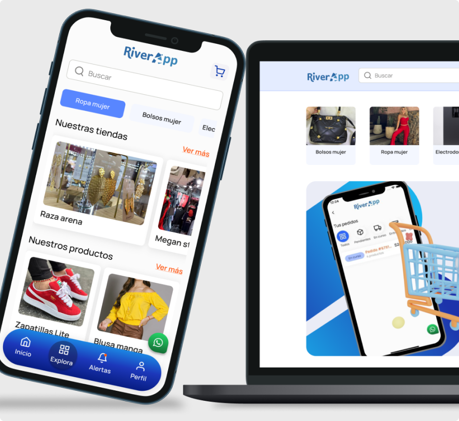 Digital marketplace for El Hueco, Medellín